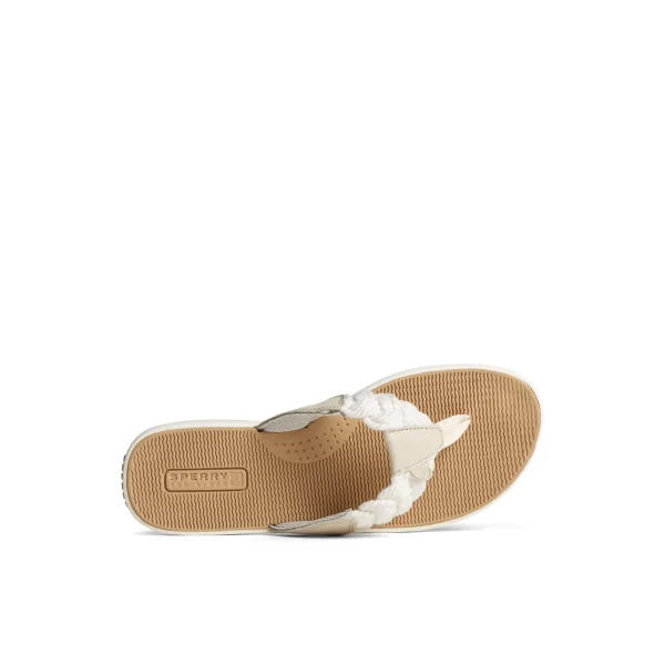 Sperry Parrotfish Braid Sandal Bone Store