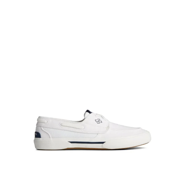 Sperry Pier Wave Boat Shoe White Flash Sale