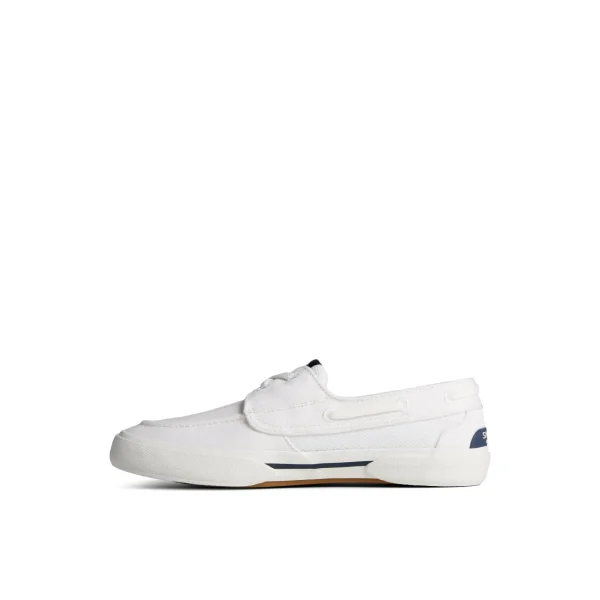 Sperry Pier Wave Boat Shoe White Flash Sale