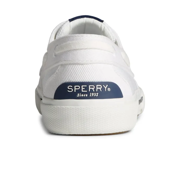 Sperry Pier Wave Boat Shoe White Flash Sale