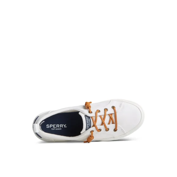 Sperry Pier Wave Lace Up Sneaker White Clearance