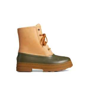 Sperry Saltwater 2.0 Duck Boot Green Sale