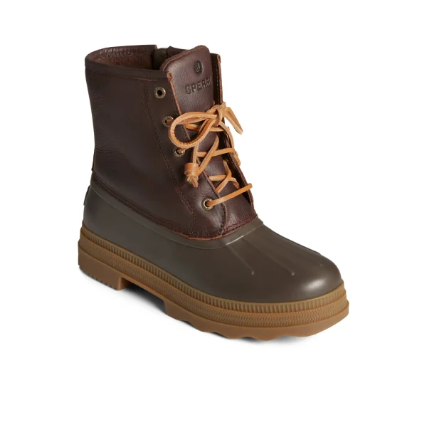 Sperry Saltwater 2.0 Duck Boot DarkBrown Sale