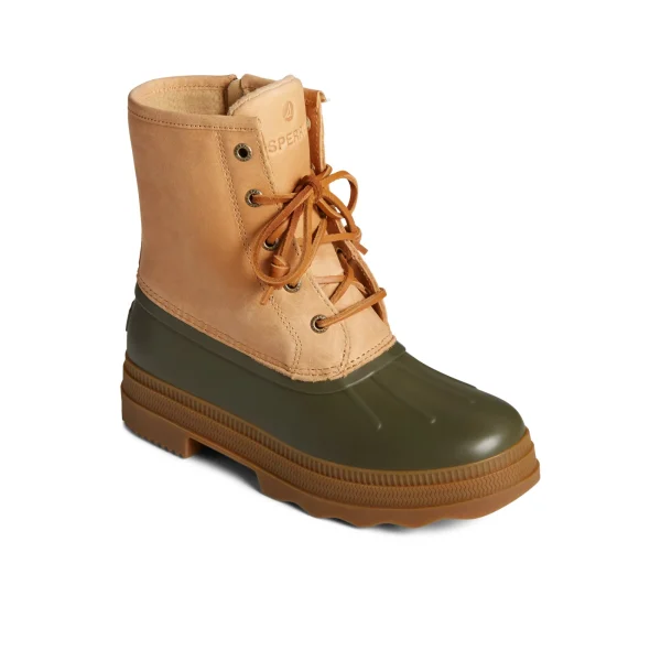 Sperry Saltwater 2.0 Duck Boot Green Sale