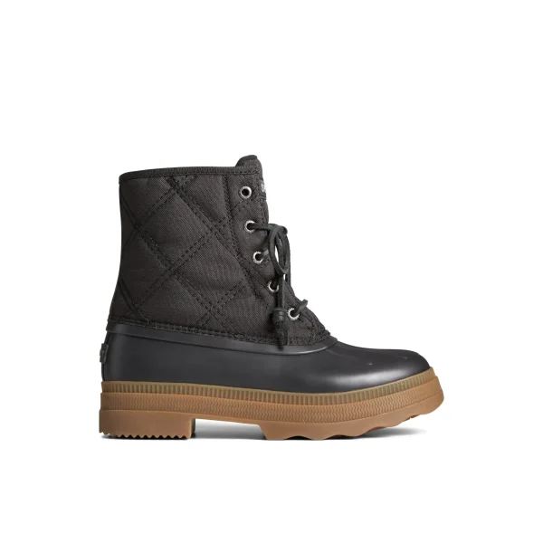 Sperry Saltwater 2.0 Textile Duck Boot Black Hot