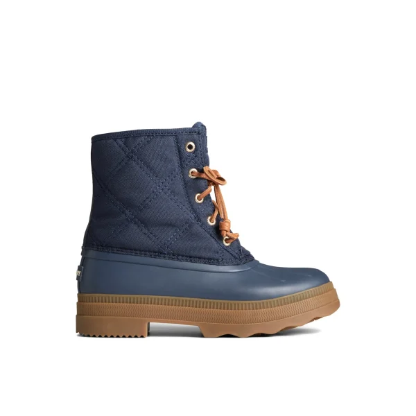 Sperry Saltwater 2.0 Textile Duck Boot Navy Clearance