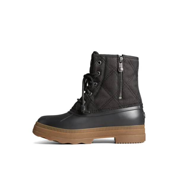 Sperry Saltwater 2.0 Textile Duck Boot Black Hot