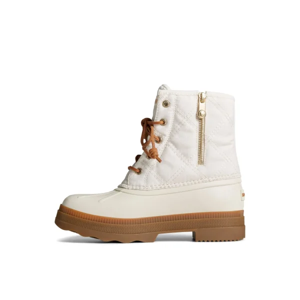 Sperry Saltwater 2.0 Textile Duck Boot White Store