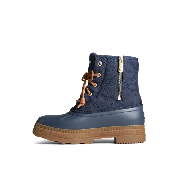 Sperry Saltwater 2.0 Textile Duck Boot Navy Clearance