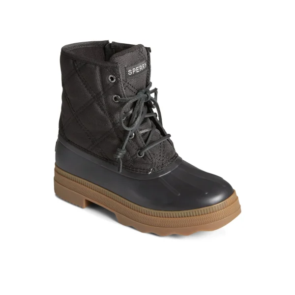 Sperry Saltwater 2.0 Textile Duck Boot Black Hot