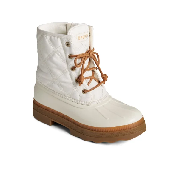 Sperry Saltwater 2.0 Textile Duck Boot White Store