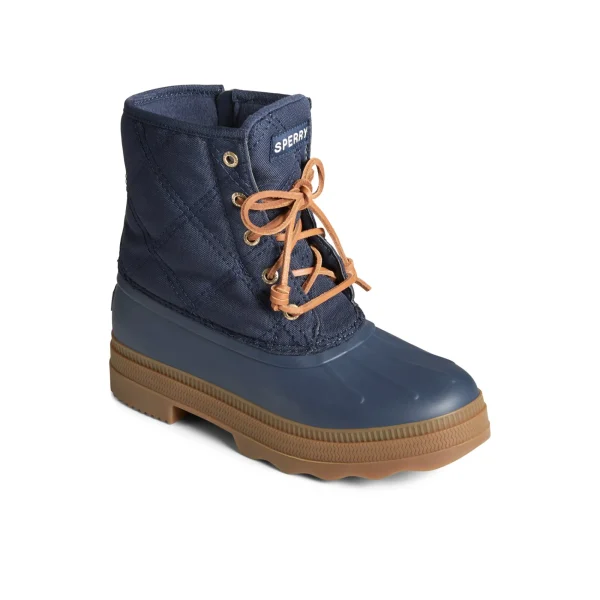 Sperry Saltwater 2.0 Textile Duck Boot Navy Clearance