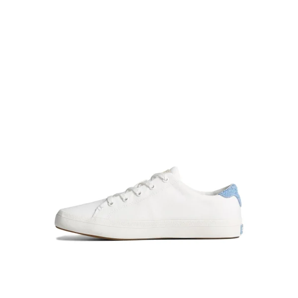 Sperry Sandy Gingham Sneaker WhiteTextileWoven Flash Sale