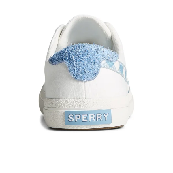 Sperry Sandy Gingham Sneaker WhiteTextileWoven Flash Sale