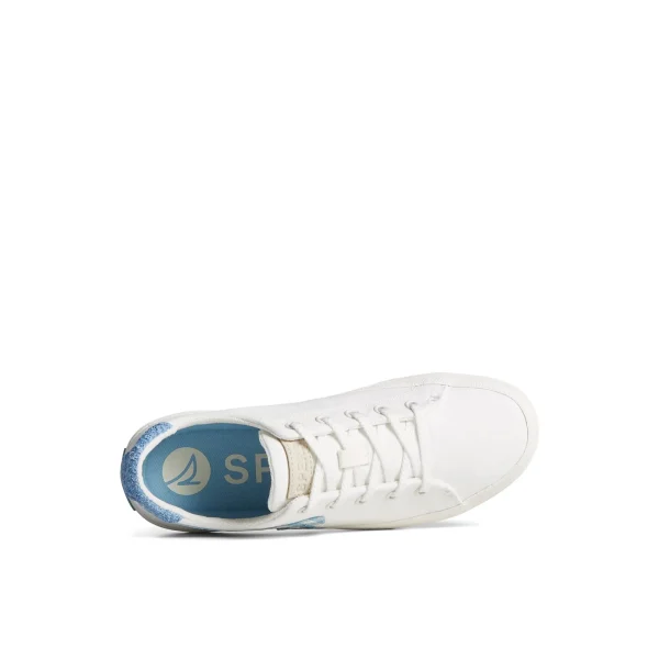 Sperry Sandy Gingham Sneaker WhiteTextileWoven Flash Sale