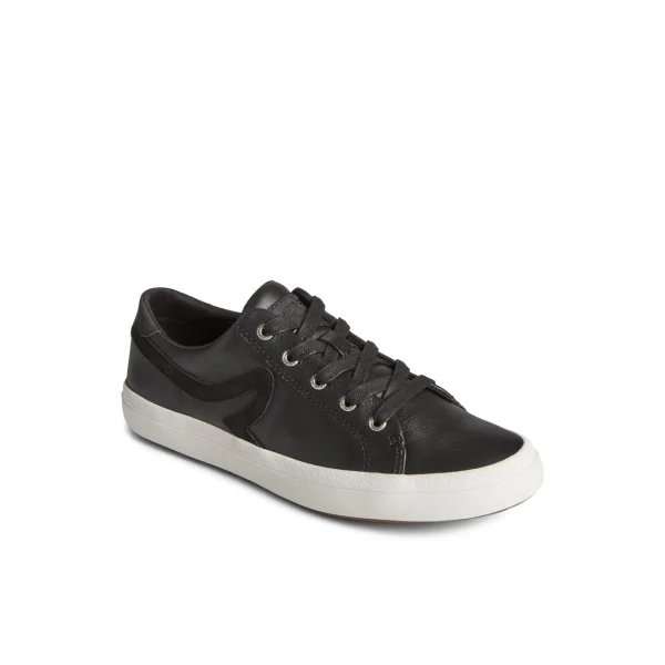 Sperry Sandy Leather Sneaker Black Fashion