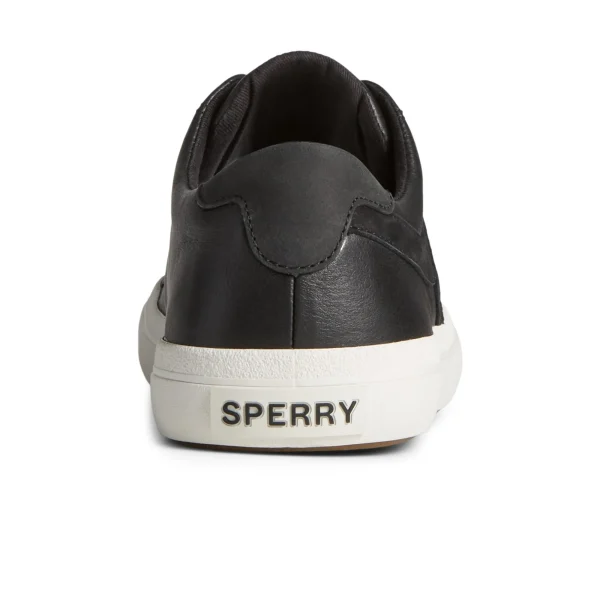 Sperry Sandy Leather Sneaker Black Fashion