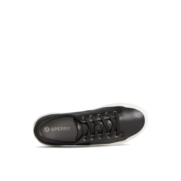 Sperry Sandy Leather Sneaker Black Fashion