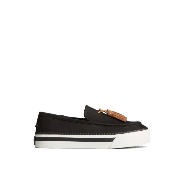 Sperry Sea Sailor Platform Sneaker Black Fashion