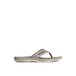 Sperry SeaCycled™ Baitfish Baja Flip Flop Grey Store