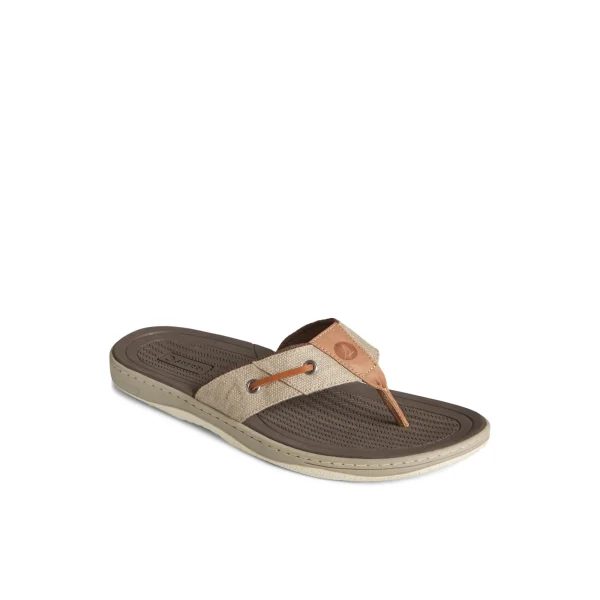 Sperry SeaCycled™ Baitfish Baja Flip Flop MediumBeige Cheap