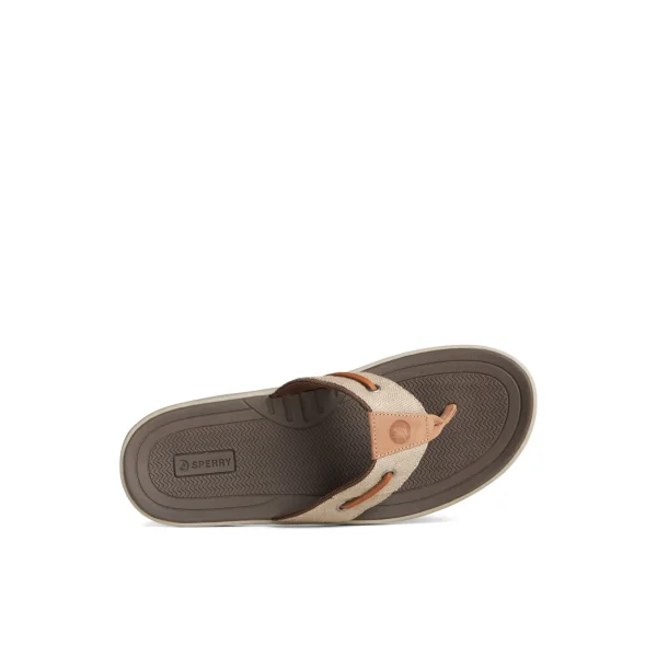 Sperry SeaCycled™ Baitfish Baja Flip Flop MediumBeige Cheap