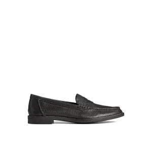 Sperry Seaport Penny Leather Loafer Black Shop