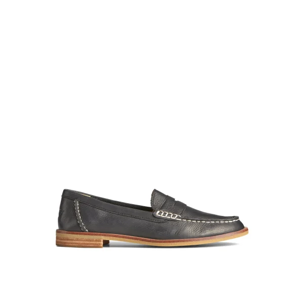 Sperry Seaport Penny Leather Loafer Black Cheap