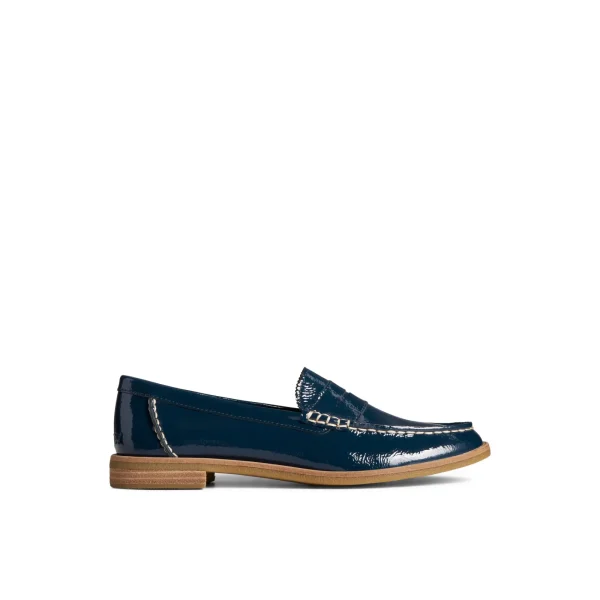 Sperry Seaport Penny Leather Loafer Navy Clearance