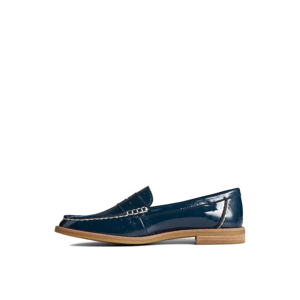 Sperry Seaport Penny Leather Loafer Navy Clearance