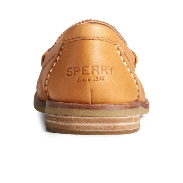 Sperry Seaport Penny Leather Loafer MediumBeige Sale