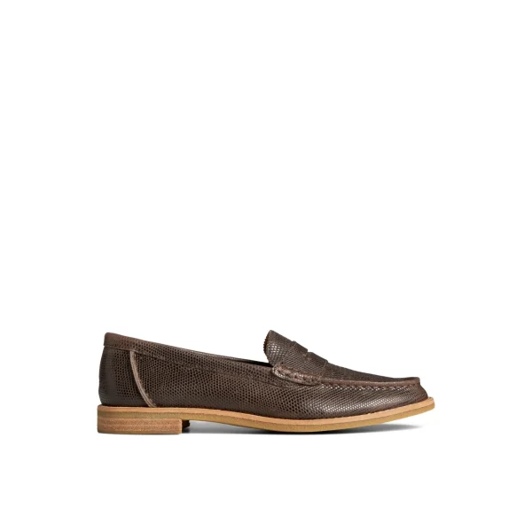 Sperry Seaport Penny Loafer Brown Clearance