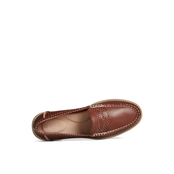 Sperry Seaport Penny Loafer Brown Store