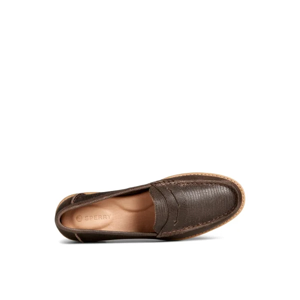 Sperry Seaport Penny Loafer Brown Clearance