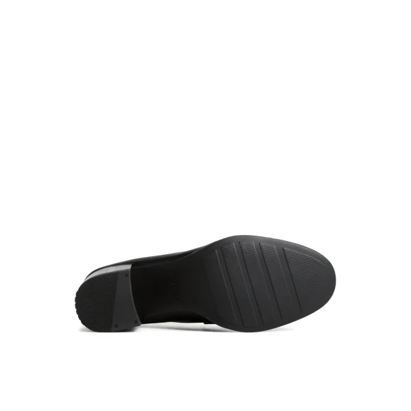 Sperry Seaport Two-Tone Penny Heel Black Store