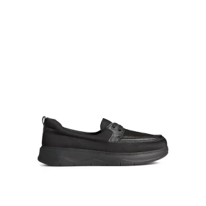 Sperry Skipper Boat Shoe Black Hot