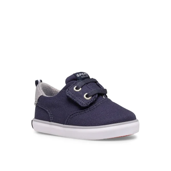 Sperry Spinnaker Crib Junior Washable Sneaker Navy New