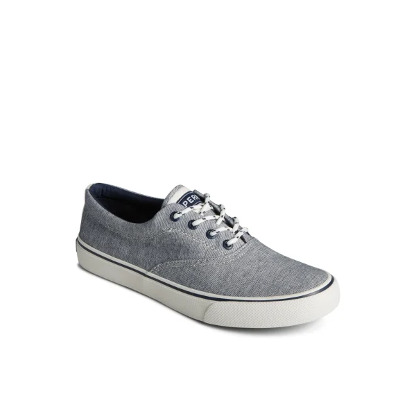 Sperry Striper II Chambray Sneaker Navy New