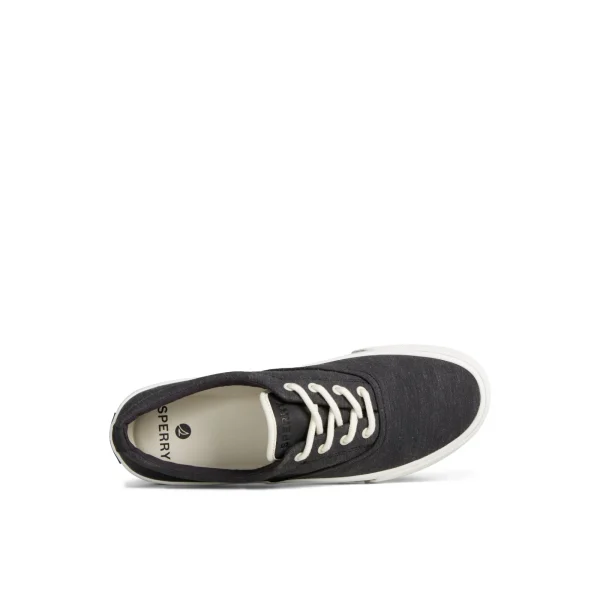 Sperry Striper II Linen CVO Sneaker Black Store