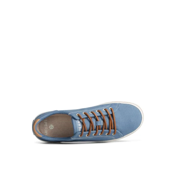 Sperry Striper II Linen LTT Sneaker Blue Clearance