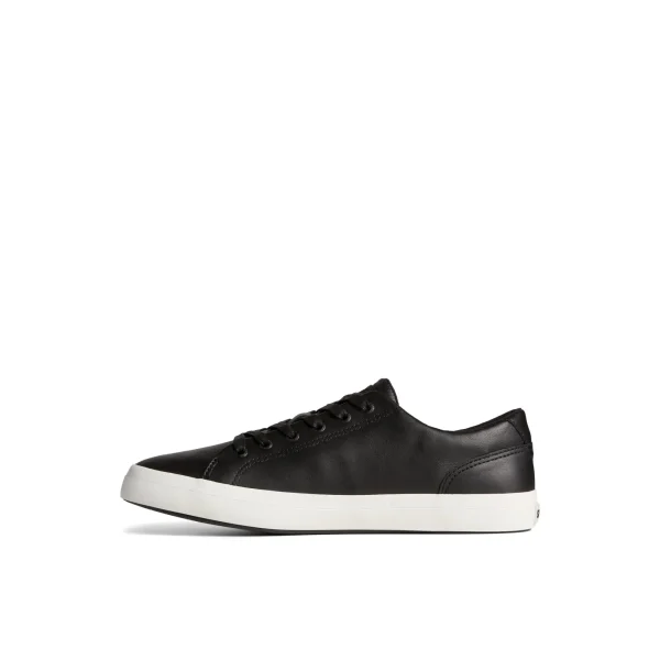 Sperry Striper II LLT Leather Sneaker Black Flash Sale