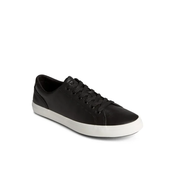 Sperry Striper II LLT Leather Sneaker Black Flash Sale