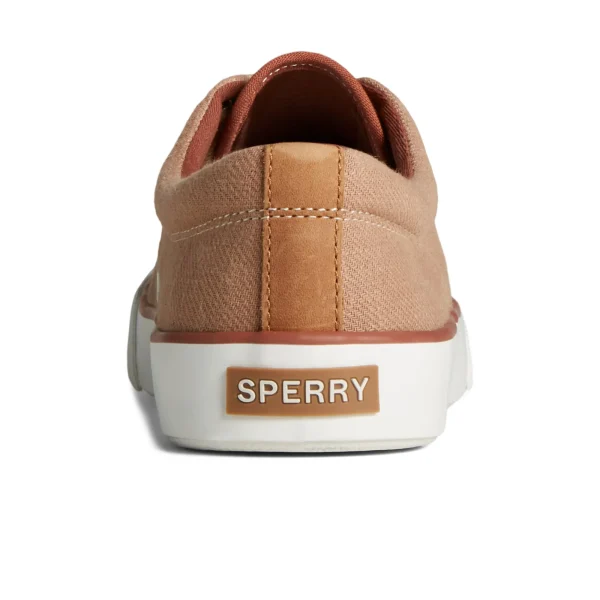 Sperry Striper II Slub Linen Sneaker MediumBeige Fashion