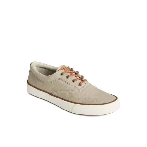 Sperry Striper II Washed Canvas CVO Sneaker Bone Best Sale