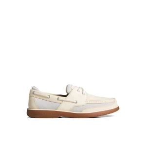 Sperry Surveyor 2-Eye Boat Shoe White Outlet