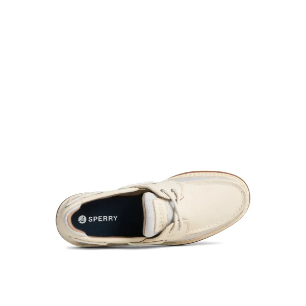 Sperry Surveyor 2-Eye Boat Shoe White Outlet