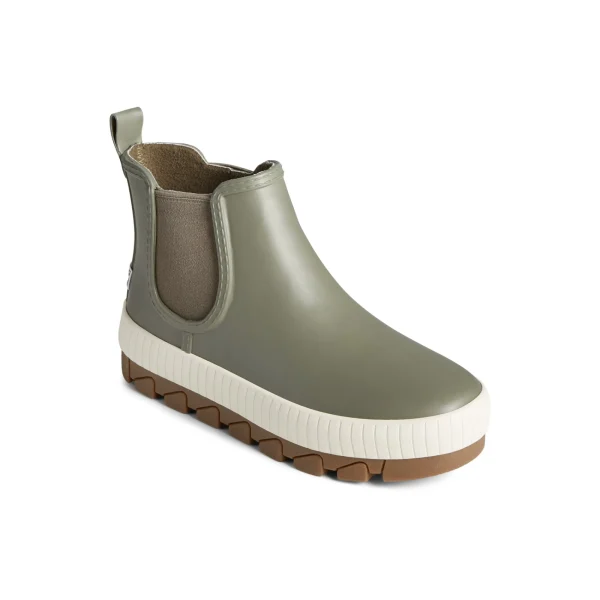 Sperry Torrent Chelsea Waterproof Rain Boot MediumGreen Clearance