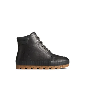 Sperry Torrent Leather Lace Up Boot Black Hot