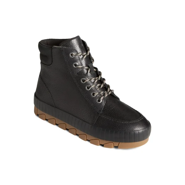 Sperry Torrent Leather Lace Up Boot Black Hot