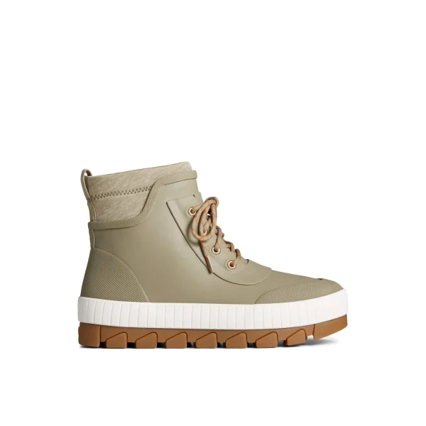 Sperry Torrent Rubber Lace Up Boot Green Best Sale